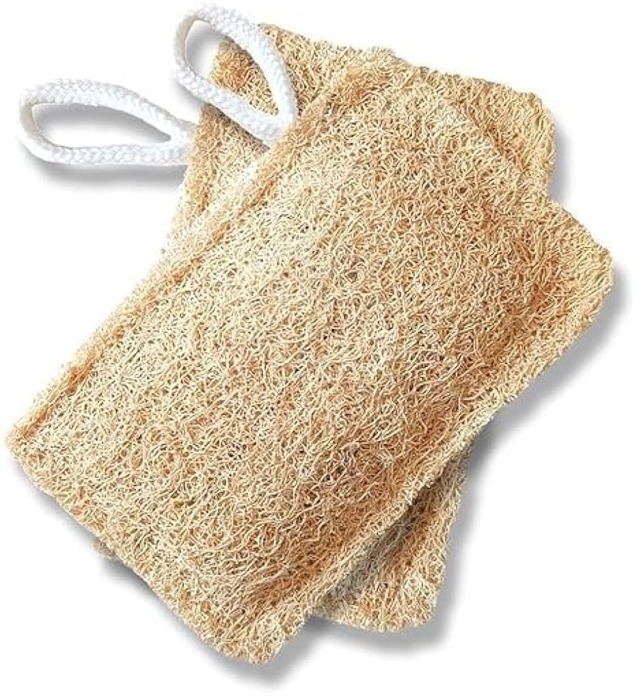 Sun Dried Rectangle Loofah Bath Scrub